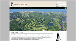 Desktop Screenshot of blackhallclub.com